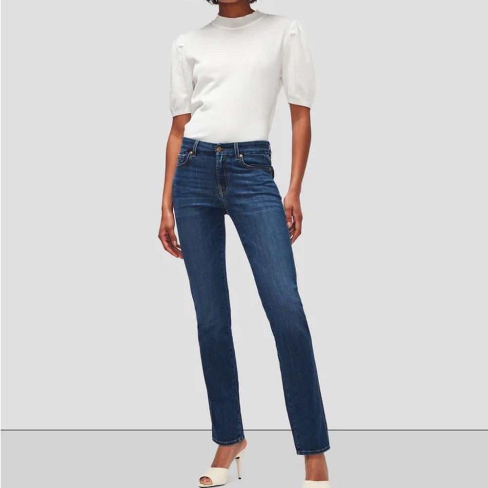 7 for all man kind kimmie straight jeans